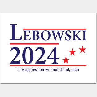 Lebowski '24 Funny 2024 Election Posters and Art